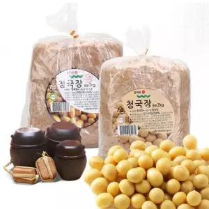 VDG 생청국장 국산 2kg청된장 전통청 청찌개 청발효 국내산청 업소용청