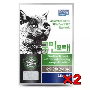 태비토퍼 국민 모래 오리지날 7.5kg(사과향) 고양이 배변용품 애묘용 고양이용 화장실 애완