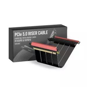 링크업 PCIE 5.0 라이저 케이블 수직 GPU 마운트용 ITX 더블 리버스 그래픽 카드 준비 완료 4.0 및 RX 9070