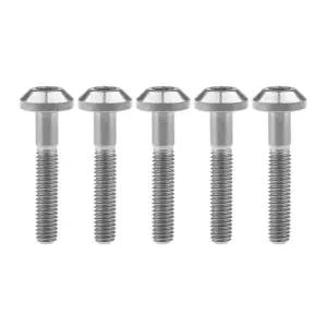 와니파 티타늄 M6 x5 20 25 30 35mm 자전거 오토바이 디스크 브레이크 볼트 팩 5개 x 일반 나사