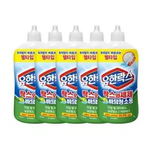 유한락스 락스와세제 바닥청소용 1L x 5개