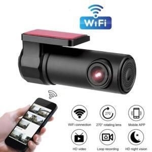 앱제어 스마트 자동차 와이파이 DVR 대시 카메라 나이트 비전 비디오 녹음기 HD1080P USB 연결 어댑터