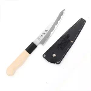 대경 FK100 비금도 장어칼 135mm 가죽집 낚시튼튼한칼 소집 휴대용 여행용 고급 낚시회 용칼 전용 낚시용