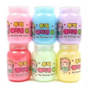 투빅 쉐이빙 폼 슬라임 완구 비식품 1타x 6개입어린이 감각발달놀이 만들기 만들기장난감 촉감