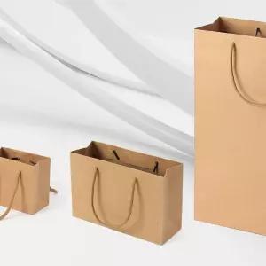 PrimeBulk 쇼핑백 10p(21x14cm) 심플종이가방 포장 선물용 선물백 소품백 감사 종이백