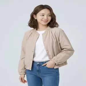 [조이너스]크롭 턱 네크라인 점퍼-JU25GJ1102433A