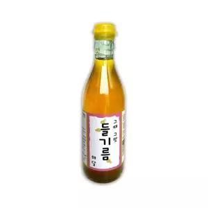 들기름 350ml 벌크 통들깨100 딱1회만 저온착압엄수반찬 수입 가정용 압착 선물용