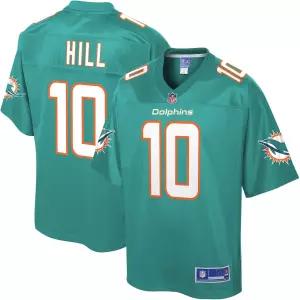 NFL 프로 라인 남자 타이릭 힐 아쿠아 마이애미 돌핀스 레플리카 유니폼