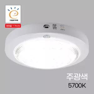 원형 LED 센서등 25W주광(200룩스) in-48269현관등 현관등 복도등 계단등 조명등 실내등 베란다등 주차장등