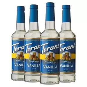 Torani 무설탕 바닐라 시럽 750ml 4개입