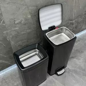 편의점 라면국물통 거름망 건더기 20L 스테인 쓰레기통