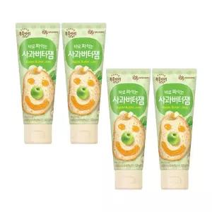 복음자리 바로 짜먹는 사과버터잼 100g x 4개 (400g)