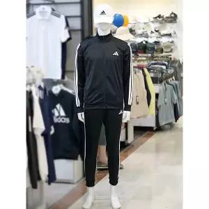 아디다스 ADIDAS [아디다스] 남성 약기모 3S 트리콧 트랙 수트 트레이닝복 상하의 세트 JNJI8858/JI8856JN