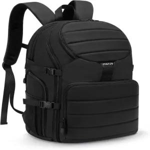 MOSISO 카메라 백팩 DSLR/SLR/거울 없는 15-16인치 노트북 수납공간 및 레인 커버가 있는 탑 퀵 액세스