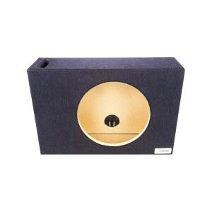Attrend Bbox 싱글 통풍 12인치 서브우퍼 프로 오디오 튜닝 자동차 박스 인클로저 박스는 품질 사운드 베이스 니켈 마감 단자.