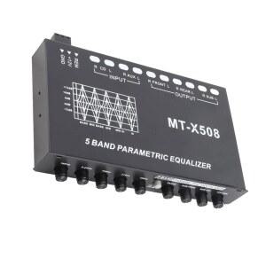 그래픽 이퀄라이저 5밴드 자동차 오디오 나은 음질 정밀한 튜닝 최적의 선명도 크로스오버 앰프 설계