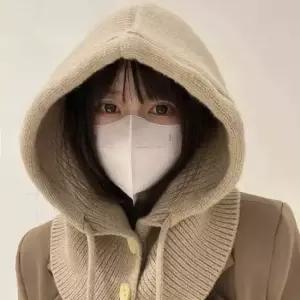 여자 여자 겨울 직장인 출근 룩 바라클라바 넥 워머