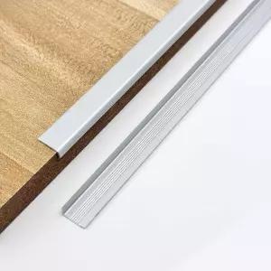 10팩 91.4cm36x2.54cm 알루미늄 타일 엣지 트림 - 백스플래시 벽 모서리 및 마감을 위한 L자형 금속 타일