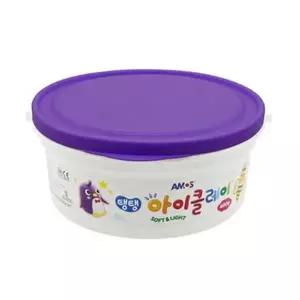 아모스 23000 탱탱아이클레이 400g 보라 점토 버켓