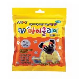아모스 6000 탱탱아이클레이 110g 주황 점토