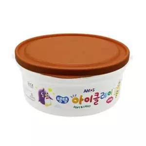 아모스 23000 탱탱아이클레이 400g 갈색 점토 버켓