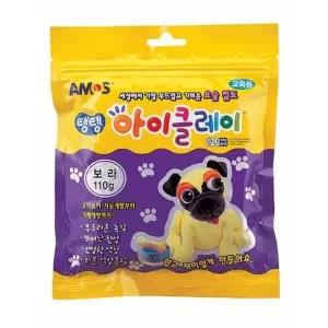 아모스 6000 탱탱아이클레이 110g 보라 점토