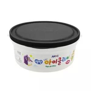 아모스 23000 탱탱아이클레이 400g 검정 점토 버켓