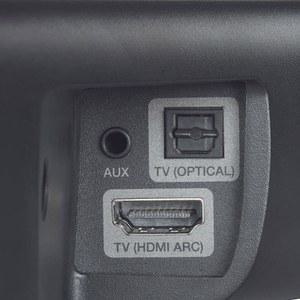 데논 DHT S316 TV 사운드바 서브우퍼 무선 시어터 사운드바 시스템 가상 서라운드 사운드 기술 벽걸이 블루투스 호환성 스마트 슬림 프로필 블랙