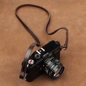 소니 A7C A9 II A7R4 Nikon Leica Q2 M10 Fujifilm XE4 XT4와 호환되는 수제  가죽 카메라 스트랩 숄더 슬