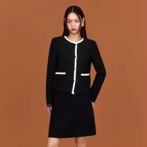 더엣지 정상가 163,000원 트위드 셋업 자켓
