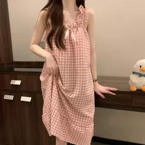 [라일리여성언더웨어] Rly 여자 나시형 브라캡 여름 홈웨어 원피스