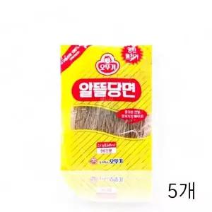 [하프클럽/]WL 오뚜기 알뜰 당면 2.4Kg X 5개 쫄깃한 찜닭 식자재 식당 잡채당