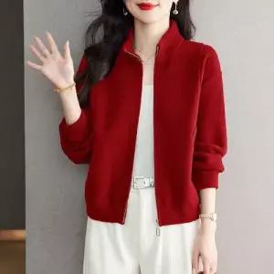 EAMT 여자 모직 봄 가을 코트 쇼트 차이나 EUNG3