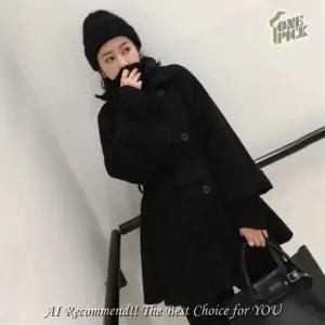 모직 울 추동 슬림 코트 루즈핏 여성코트 OP3