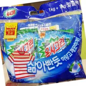 옥시래킷벤키즈 옥시크린 리필 1kg 2개 세탁 표백 업소용