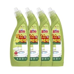 홈스타 락스와세제 허벌시트러스 750ml 4개 욕실청소