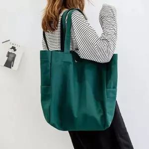 데일리 캔버스 무지 숄더백 1P 에코백 쇼퍼백 가방
