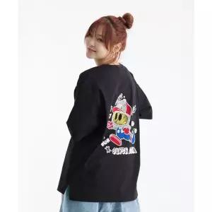 더블제이디 슈퍼붐 반팔티 블랙 444071