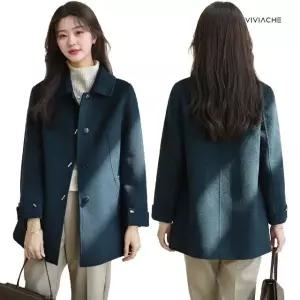 비비아체 챌린저 페이크모직 코트