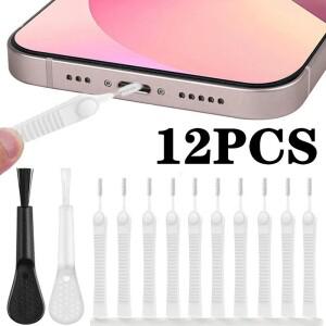 iPhone 14 13 Pro Max 용 휴대 전화 먼지 청소기 브러시 Samsung Mi 포트 클리너 키트 컴퓨터 키보드 화면