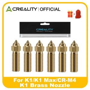 Creality 5PCS K1 황동 노즐 키트, MaxEnder 3 V3 KECR-10 SECR-M4 용 실리콘 커버가있는 3D 프린터 고속