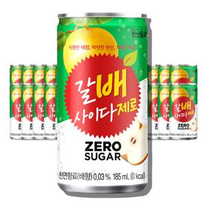 갈배사이다 제로 185ml 30캔 제로사이다 캔음료