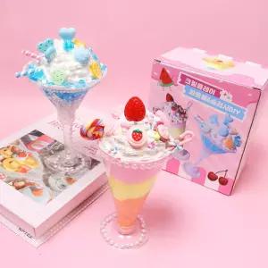 크림 클레이 아이스크림 파르페 만들기 DIY 세트 점토놀이 클레이아트