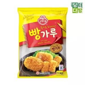 오뚜기 빵가루 1kg X 3개 튀김 건식 돈까스 만들기 식자재 대용량
