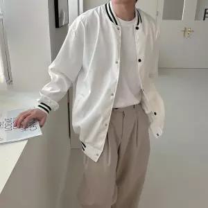 자켓 캐주얼 스타디움 바시티 바람막이