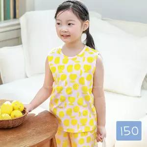 바풀 PPIPPILONG 주니어내복 민소매 여름 요루지 아동 실내복 잠옷 상하 PL SS65-18