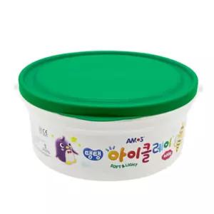 아모스 탱탱 아이클레이 대용량 버킷 400g (초록)아이 완구 장난감 만들기 만들기놀이