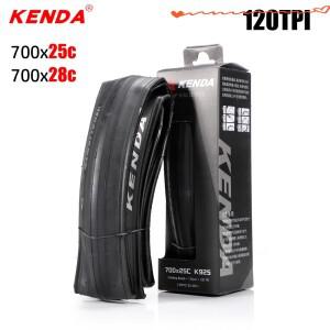 켄다 자전거 타이어 700C 700x25/28c 로드 바이크 120TPI 폴딩 케블라 펑크 방지 초경량 K925