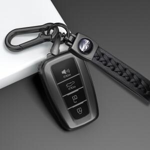 2/3/4 버튼 TPU 자동차 키 케이스 커버 Fob 키체인 Toyota Camry CHR Corolla RAV4 아발론 랜드 크루저 P