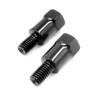 바이크 오토바이 백미러 어댑터 M10 10MM M8 8MM 오른쪽 왼손 스레드 시계 방향 방지 변환 볼트 나사